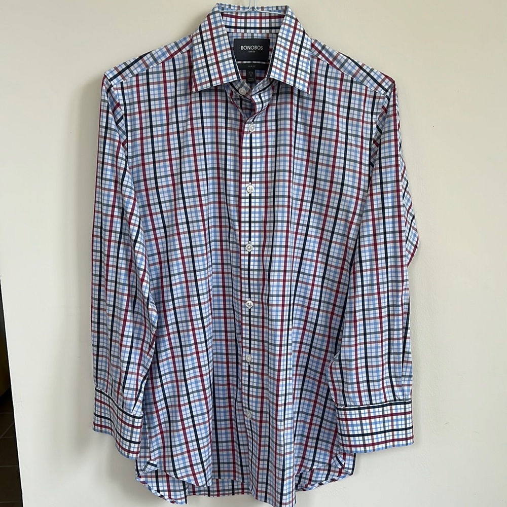 Bonobos - Men’s Shirt Slimfit 15.5 x 32